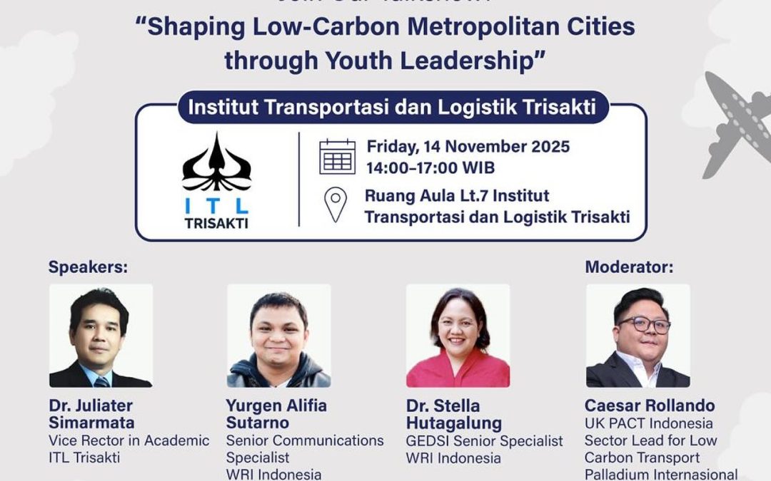 FIRST Goes to ITL Trisakti Hadirkan Talkshow tentang Kepemimpinan Pemuda untuk Transportasi Berkelanjutan