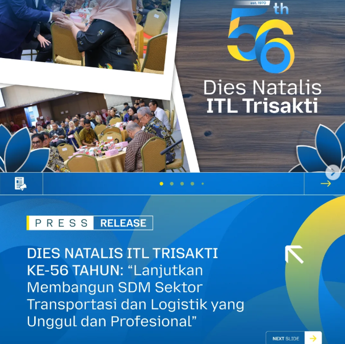Dies Natalis ke-56 ITL Trisakti: Membangun SDM Transportasi Unggul dan Berintegritas